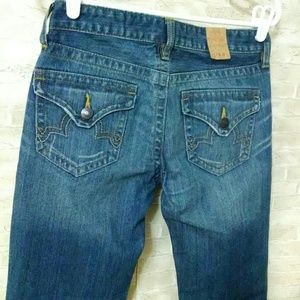⭐Jimmy'z Women's jeans denim pants 1/2 S low rise